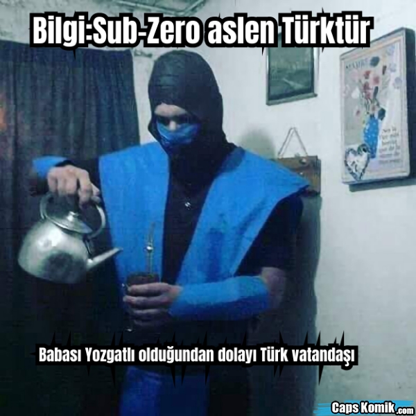 Bilgi:Sub-Zero aslen Türktür Babası Yozgatlı olduğundan dolayı Türk vatandaşı