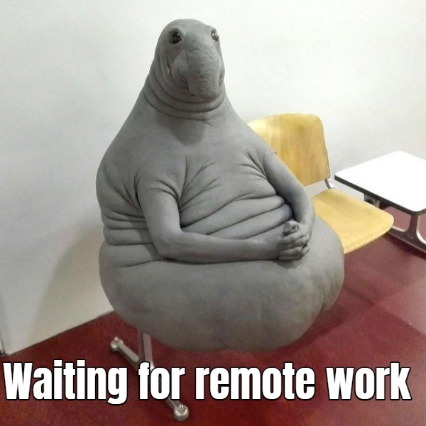 Waiting for remote work